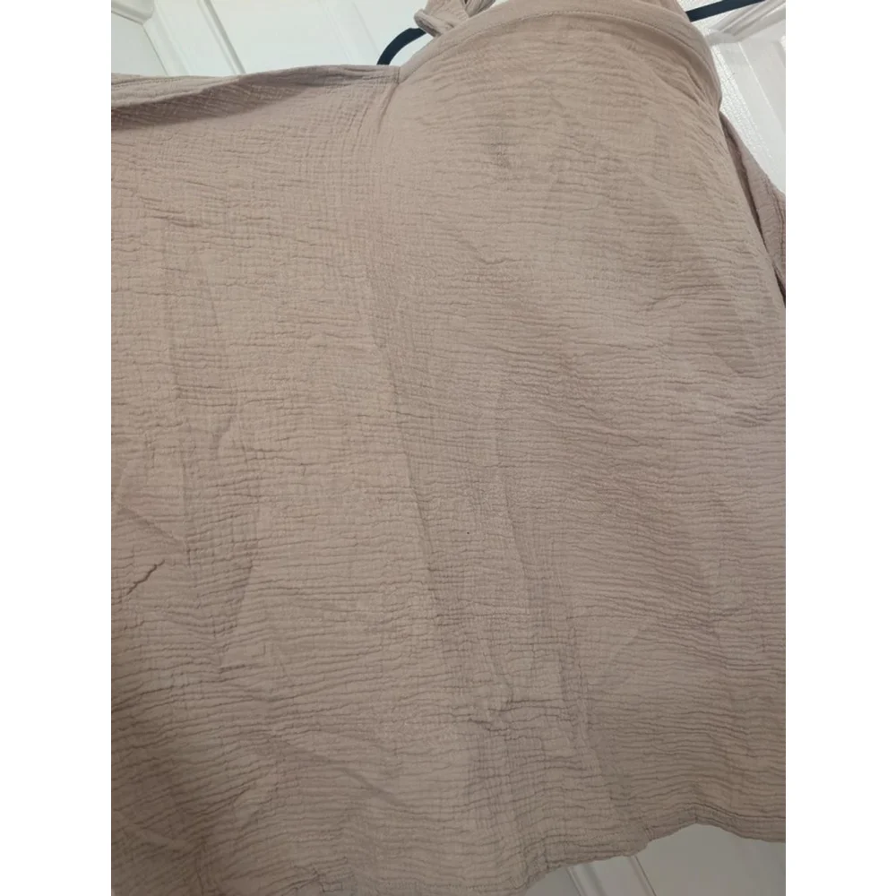 Women's KONSSY Beige One Size Muslin Nursing Cover Breathable Super Soft